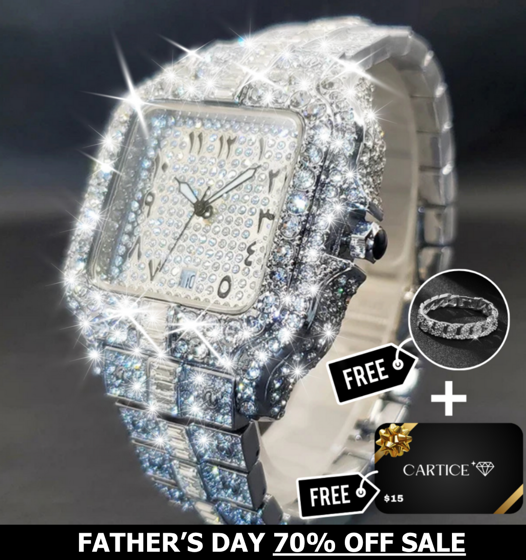 Arabic VVS Iced Out Watch