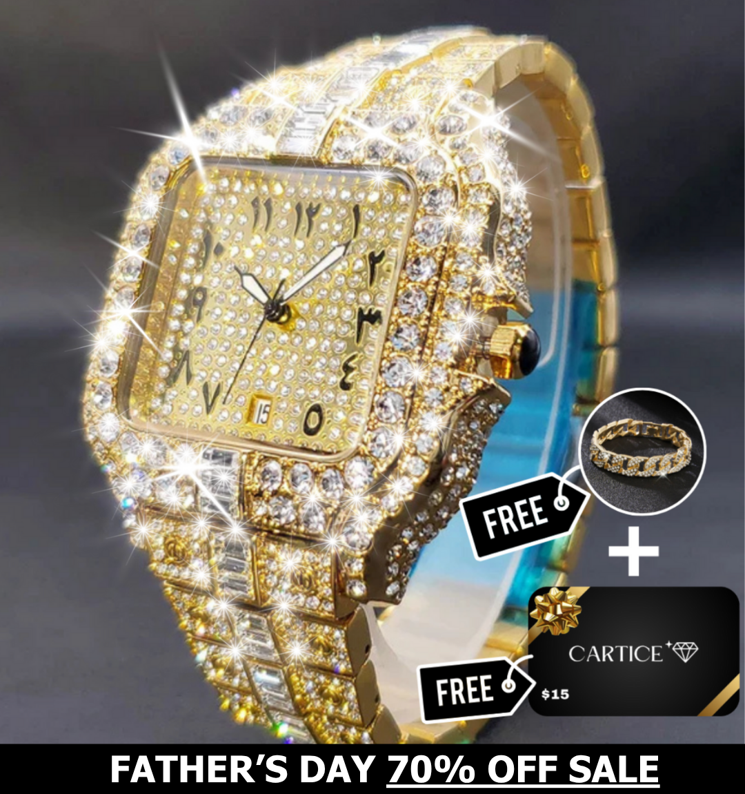 Arabic VVS Iced Out Watch