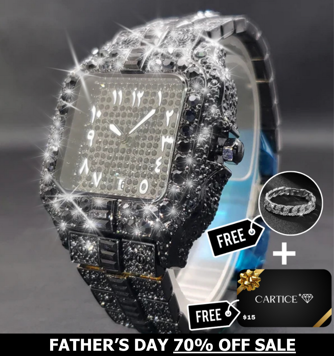 Arabic VVS Iced Out Watch