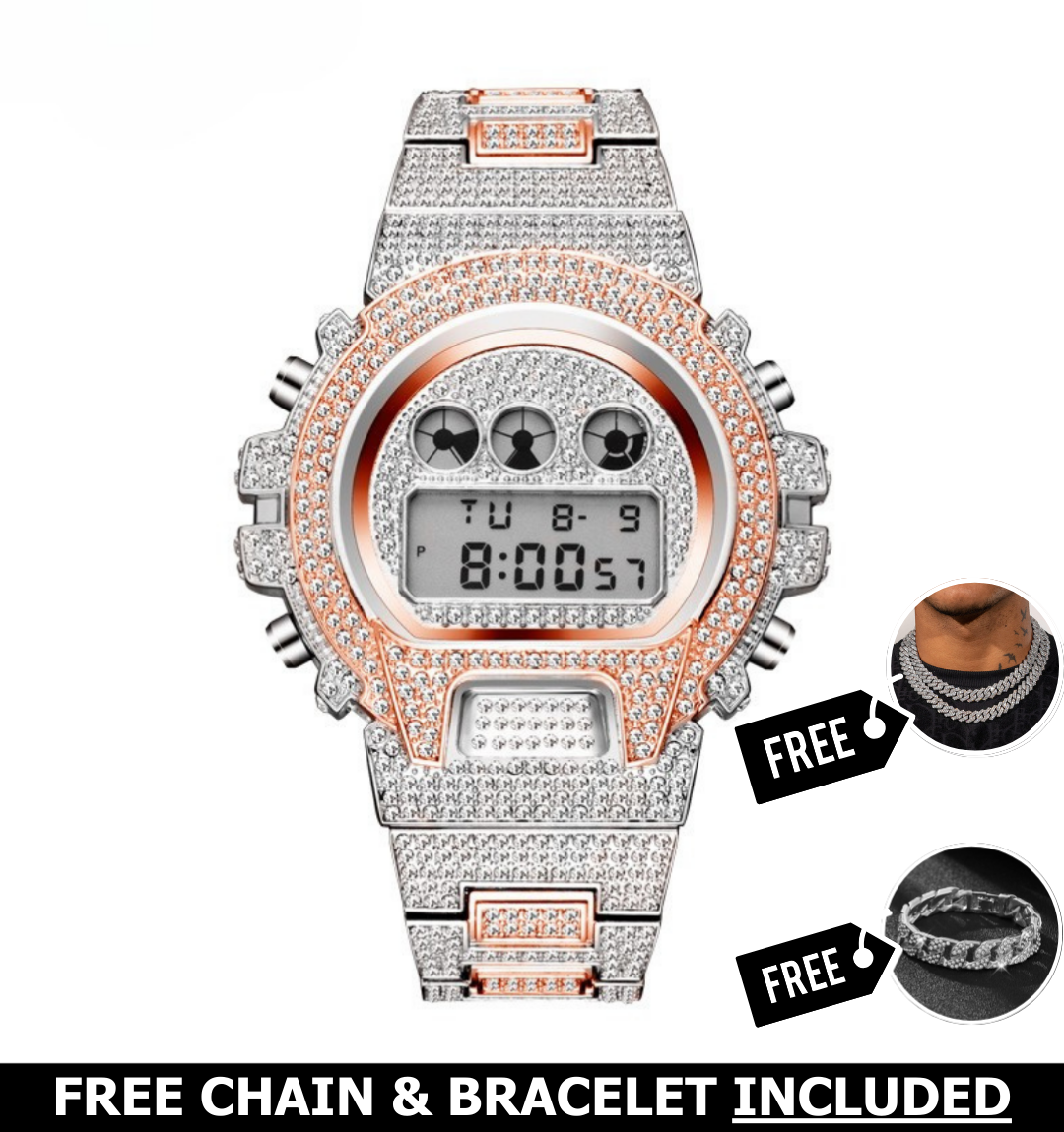 Magnus Iced Out Watch