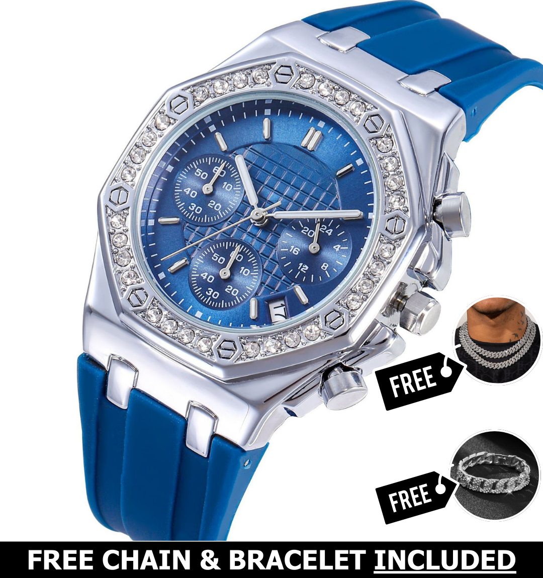 Azure Royale Chronograph Watch