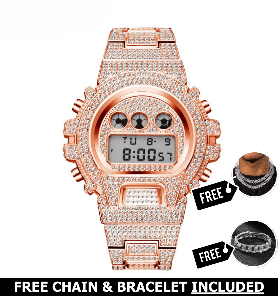 Magnus Iced Out Watch