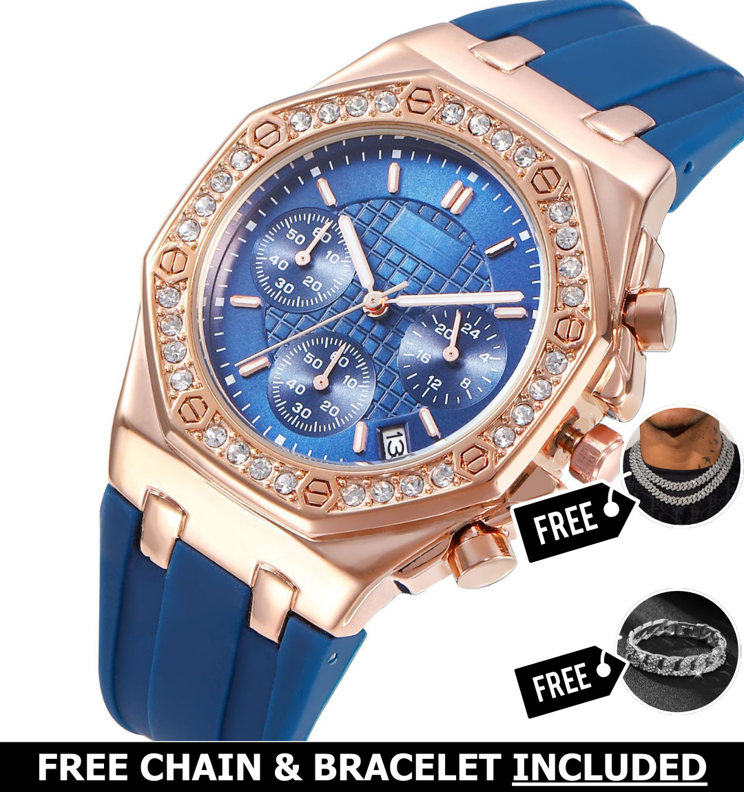 Azure Royale Chronograph Watch