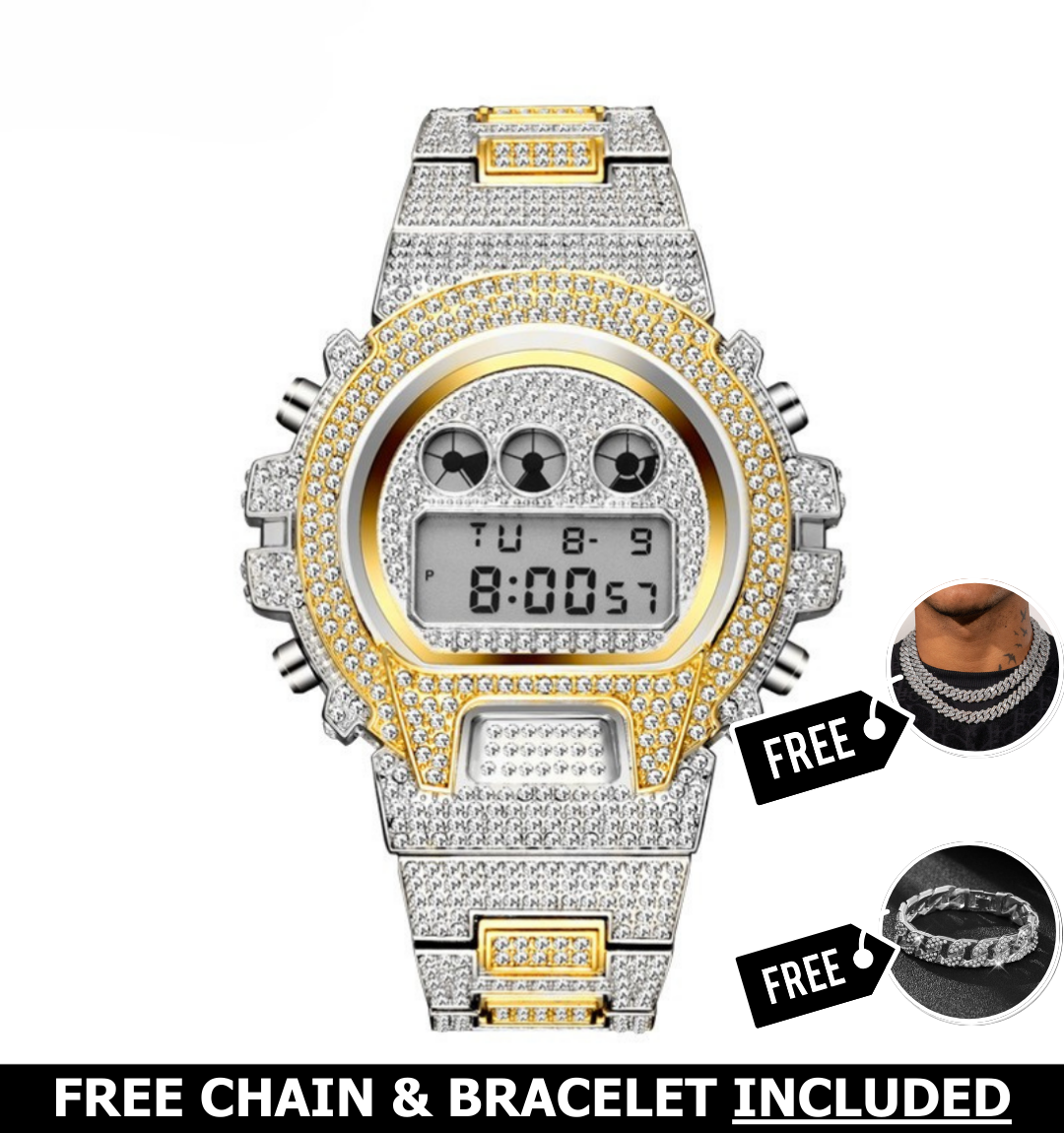 Magnus Iced Out Watch