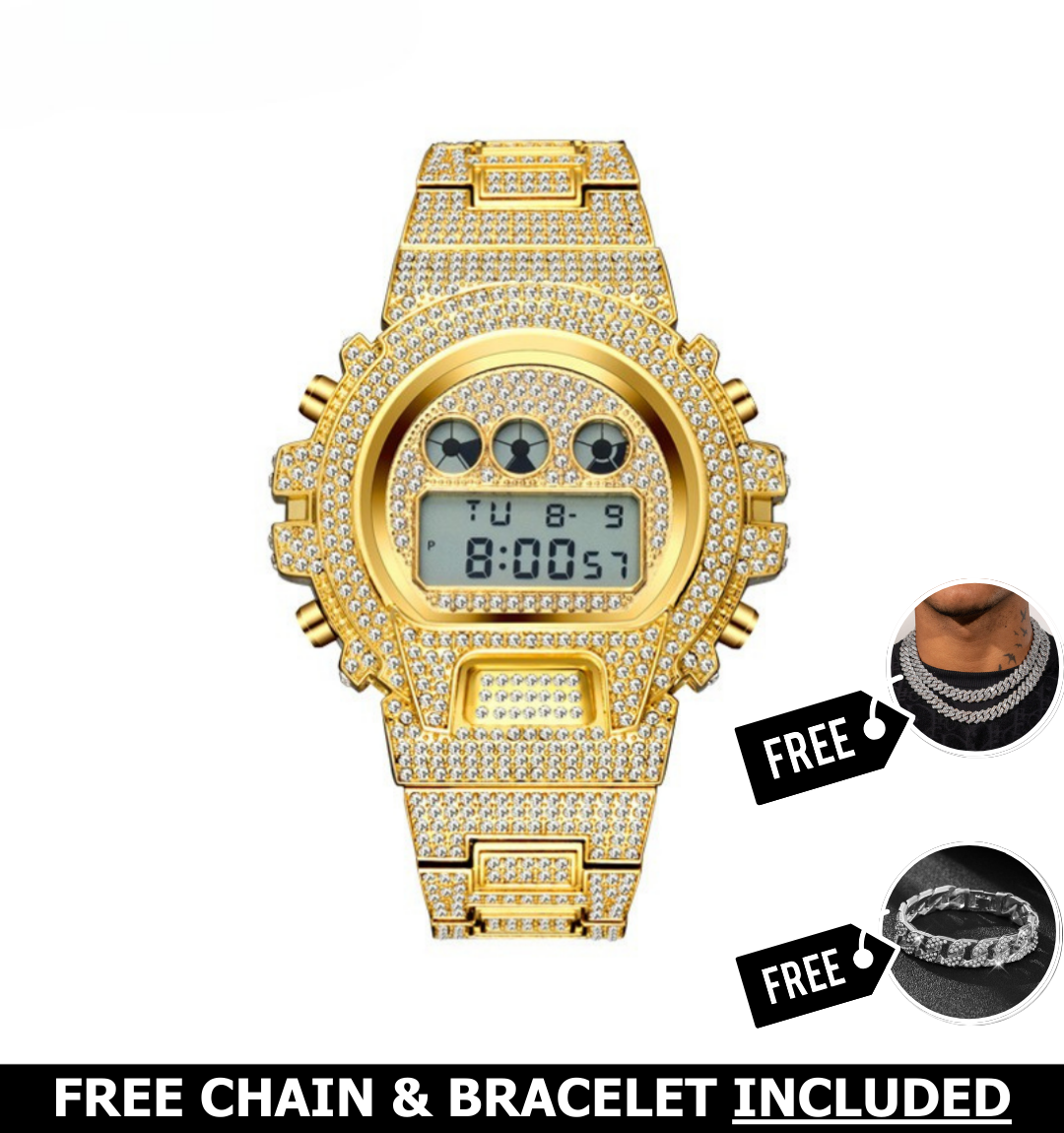 Magnus Iced Out Watch