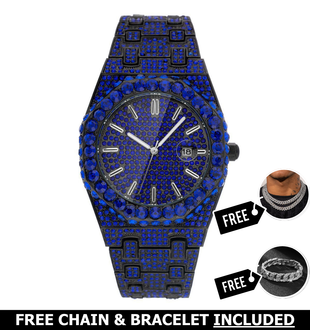 Quantum Iced Out Watch