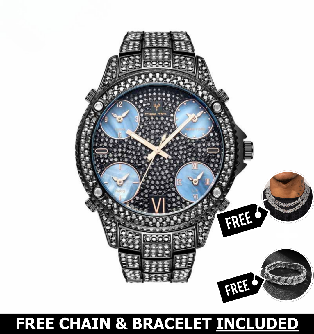 Marseille Iced Out Watch