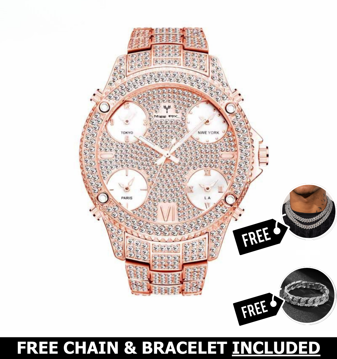 Marseille Iced Out Watch