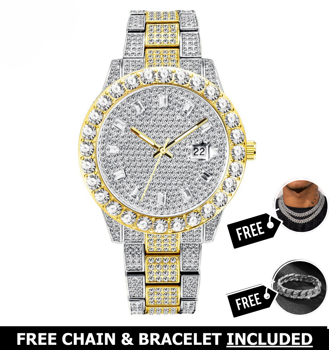 Ares Iced Out Watch