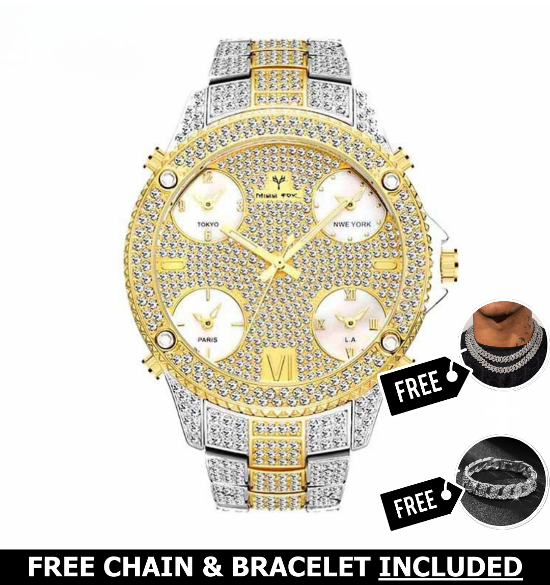 Marseille Iced Out Watch