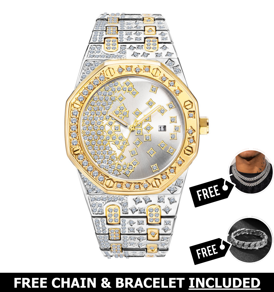 Phantom Iced Out Watch