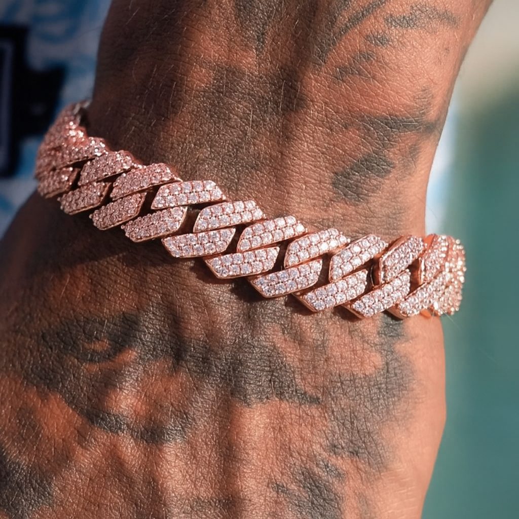 14MM VVS Iced Out Bracelet