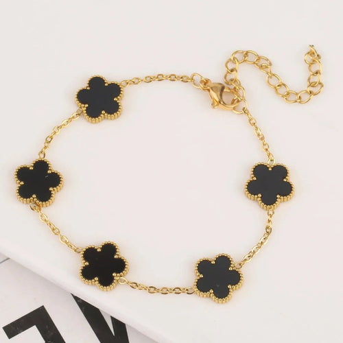 Fiore Clover Bracelet - Cartice™LuxuryJewelryGoldSilverWatchBraceletNecklaceChainIced-outCubanMoissaniteTarnish-freeStainlessDurablePremiumShinePlatedStatementDiamondAffordable