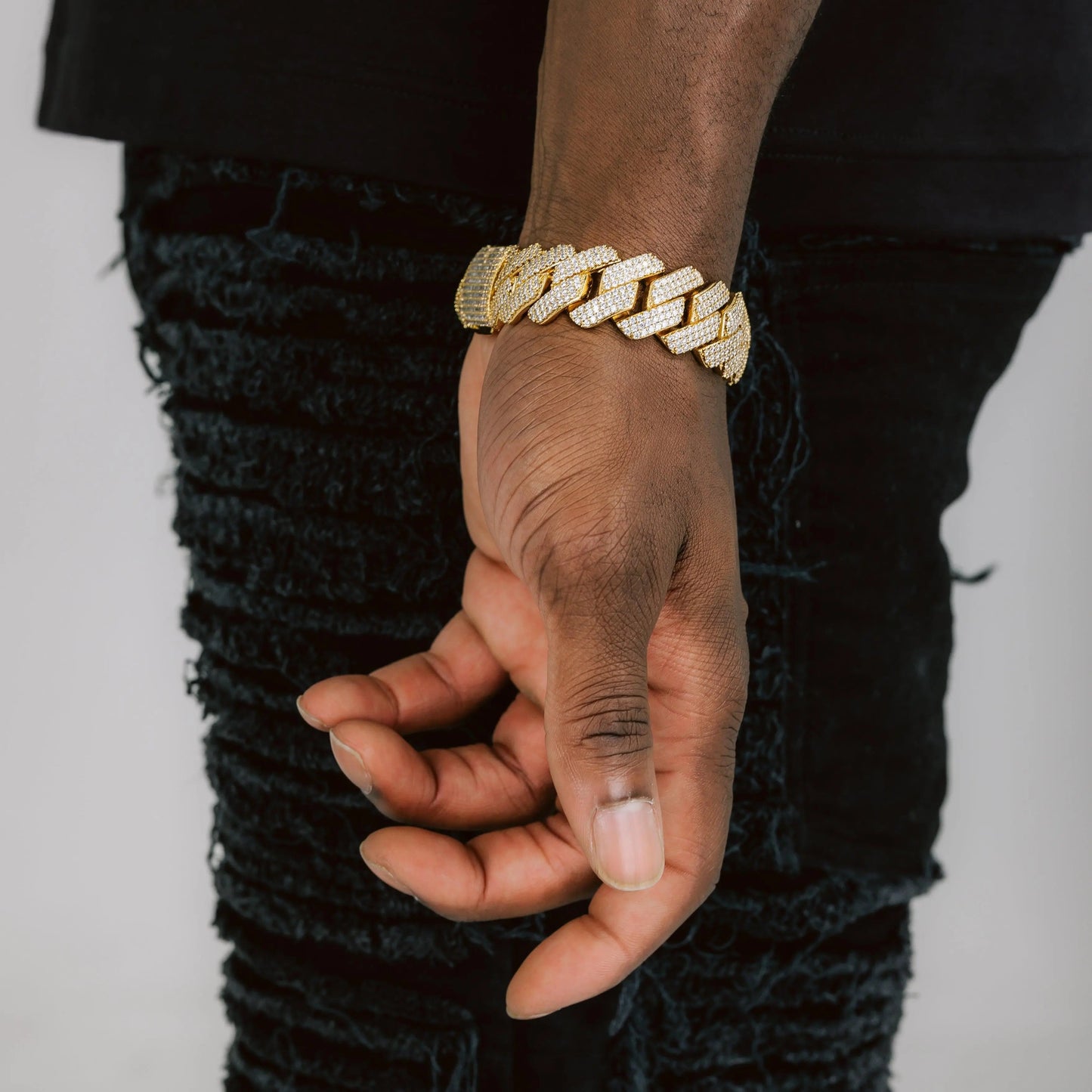 20mm Prong Cuban Bracelet