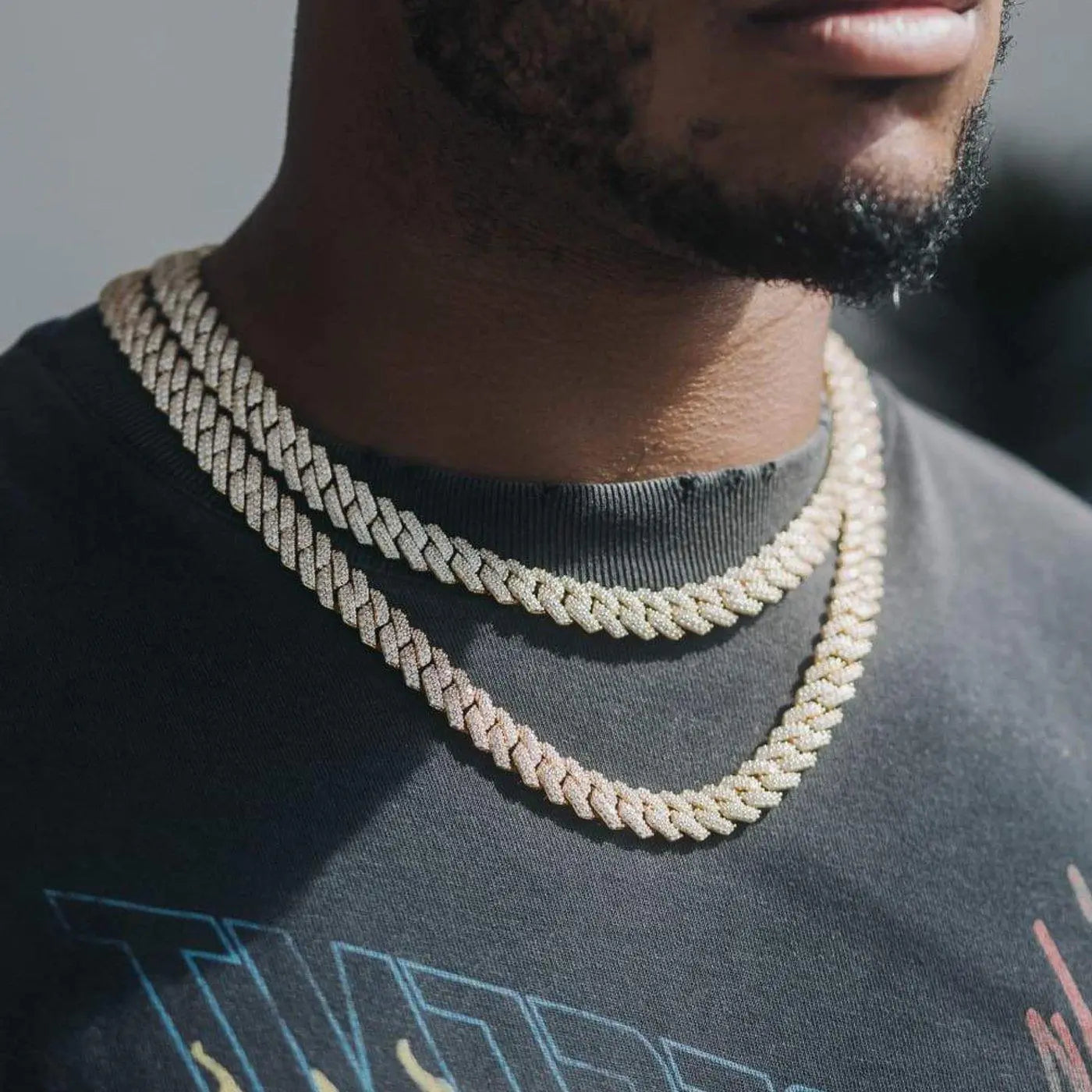 14MM VVS ICED OUT CUBAN CHAIN