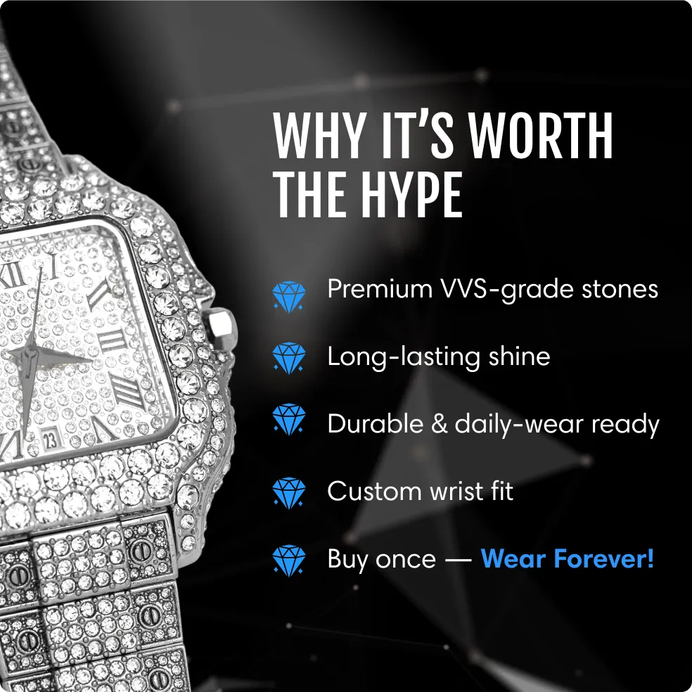 Cartice VVS Iced Out Watch