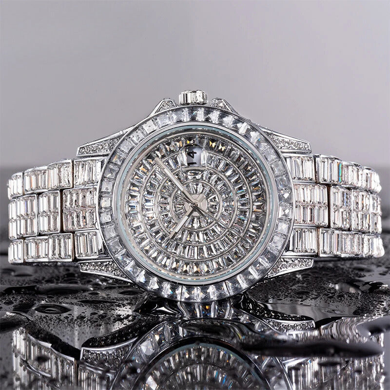 iced out watch for men
