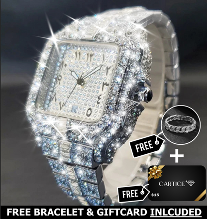 Arabic VVS Iced Out Watch