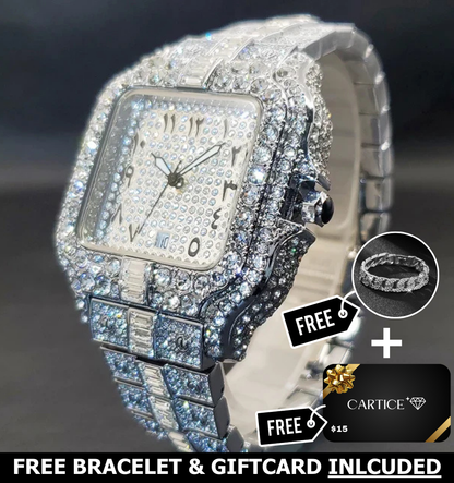 Arabic VVS Iced Out Watch