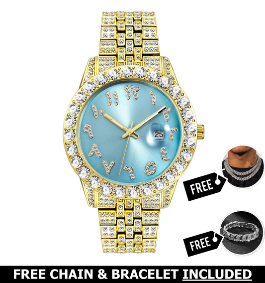 Nexis Arabic Iced Out Watch