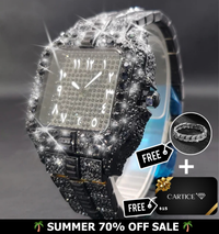 Cartice Arabic Iced Out Watch