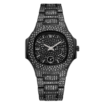 Citrine Iced Out Watch
