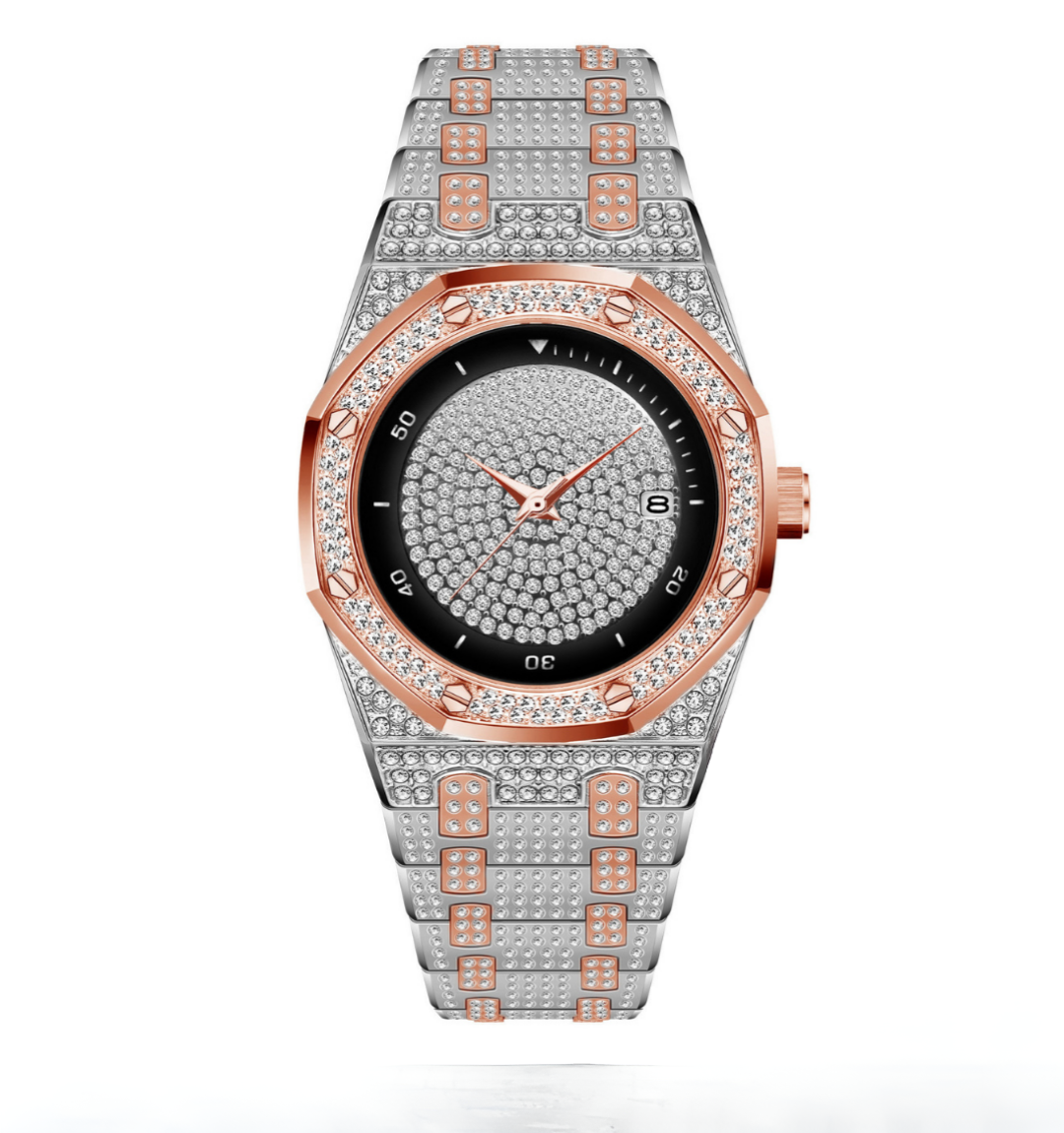 Midas Iced Out Watch