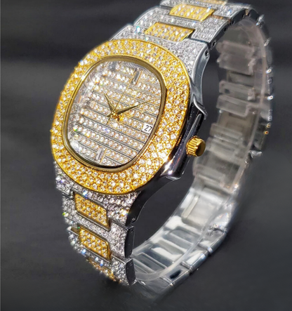 Monaco Iced Out Watch