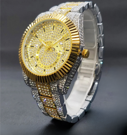 Chrono Iced Out Watch