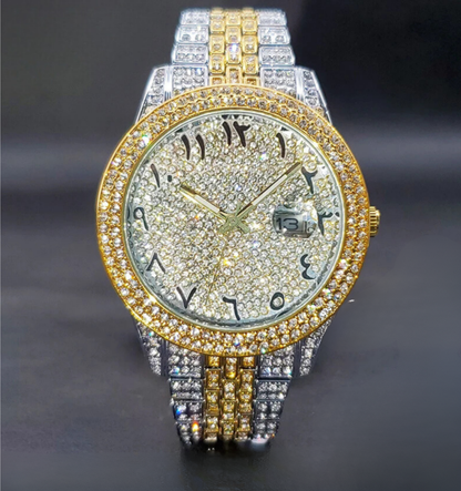 Nove Arabic Iced Out Watch