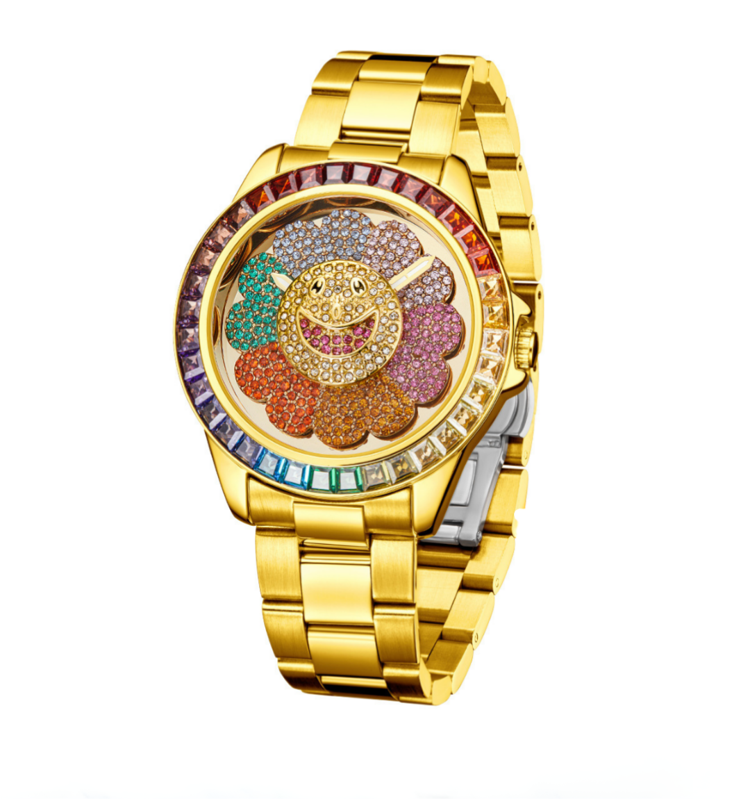 Limited Edition Flower Baguette Watch