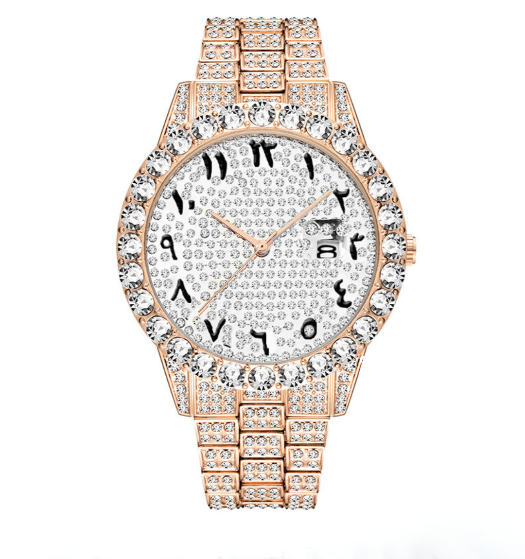 Jade Iced Out Watch