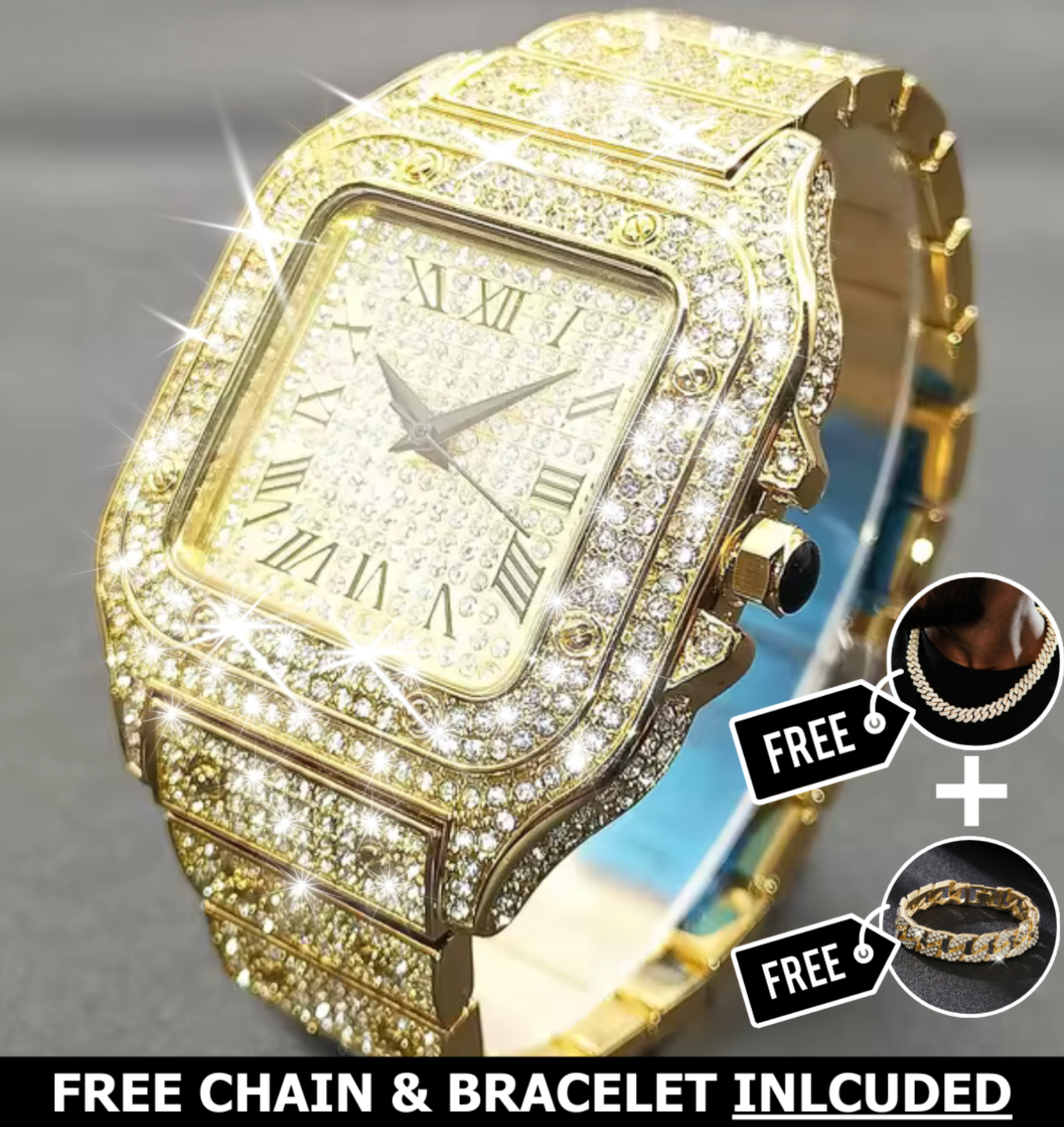 Cartice VVS Iced Out Watch