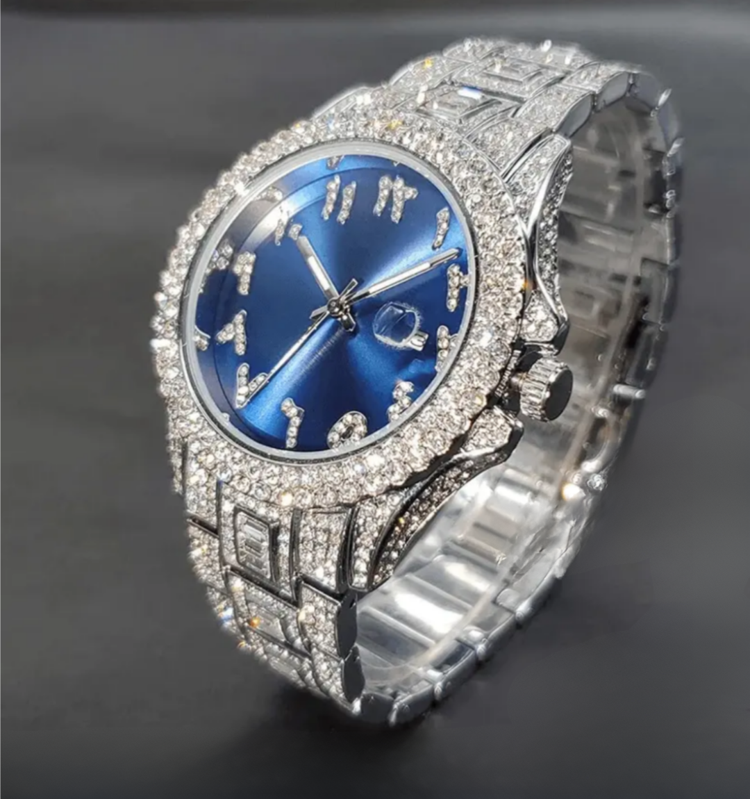 Presidential Arabic Dial Iced Out Watch