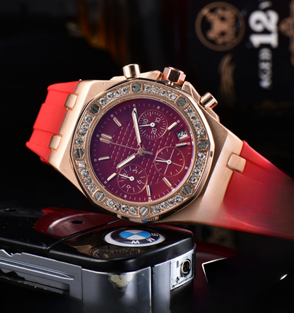 Royale Ice Bezel Chronograph Watch