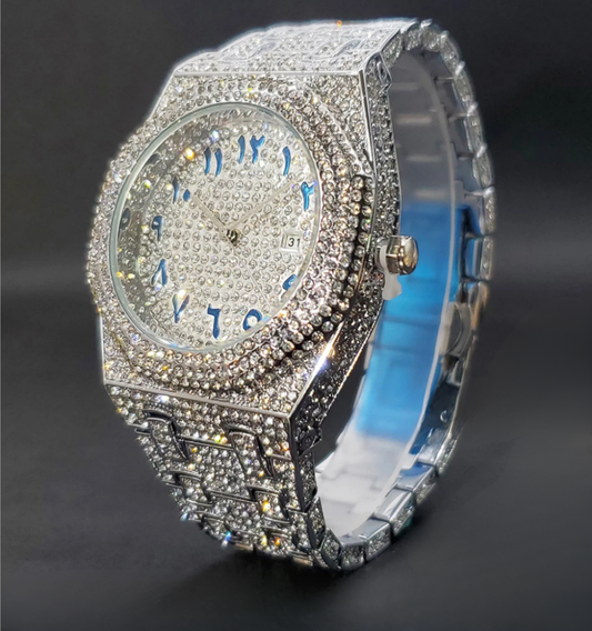 Royale Arabic Iced Out Watch