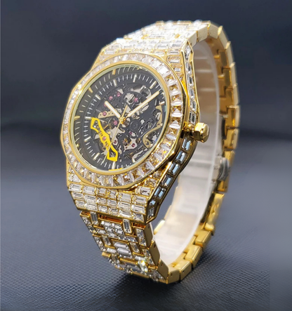 Marquis Skeleton Baguette Watch