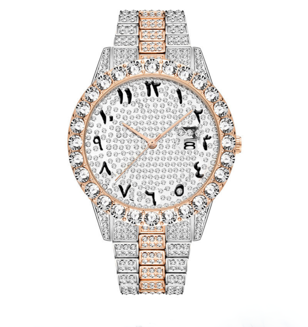 Jade Iced Out Watch