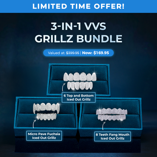 3-in-1 VVS Grillz Bundle