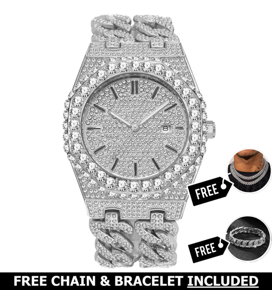 Helix Iced Out Watch