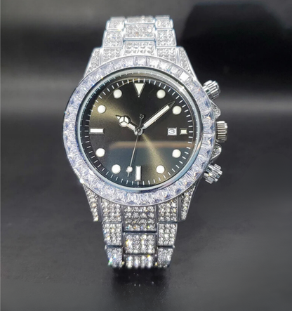 Noir Baguette Watch