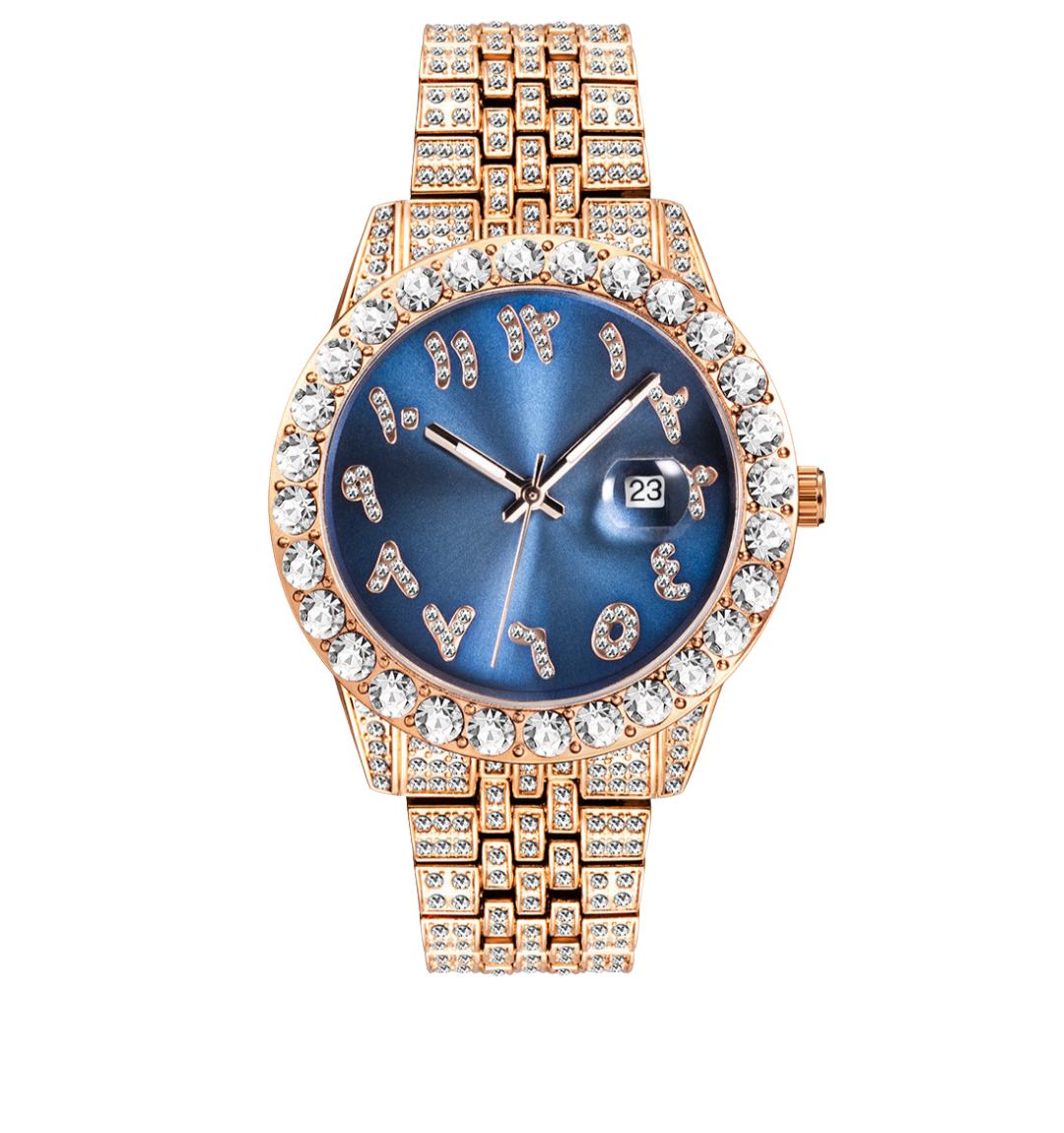 Nexis Arabic Iced Out Watch