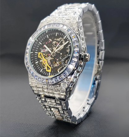 Marquis Skeleton Baguette Watch