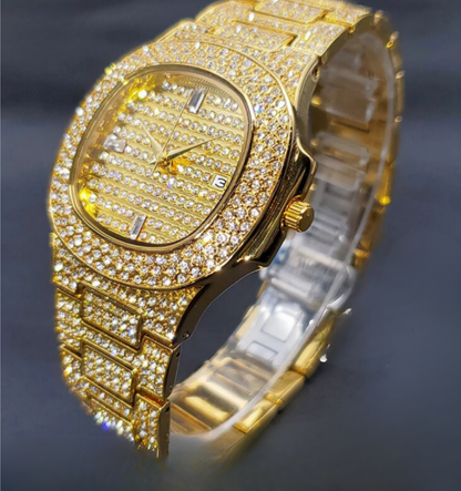 Monaco Iced Out Watch