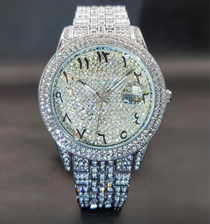 Nove Arabic Iced Out Watch