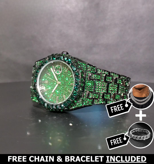 Quantum Iced Out Watch