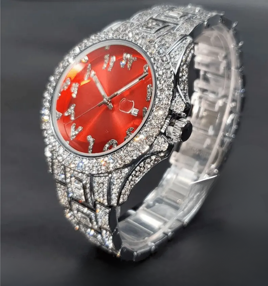 Presidential Arabic Dial Iced Out Watch