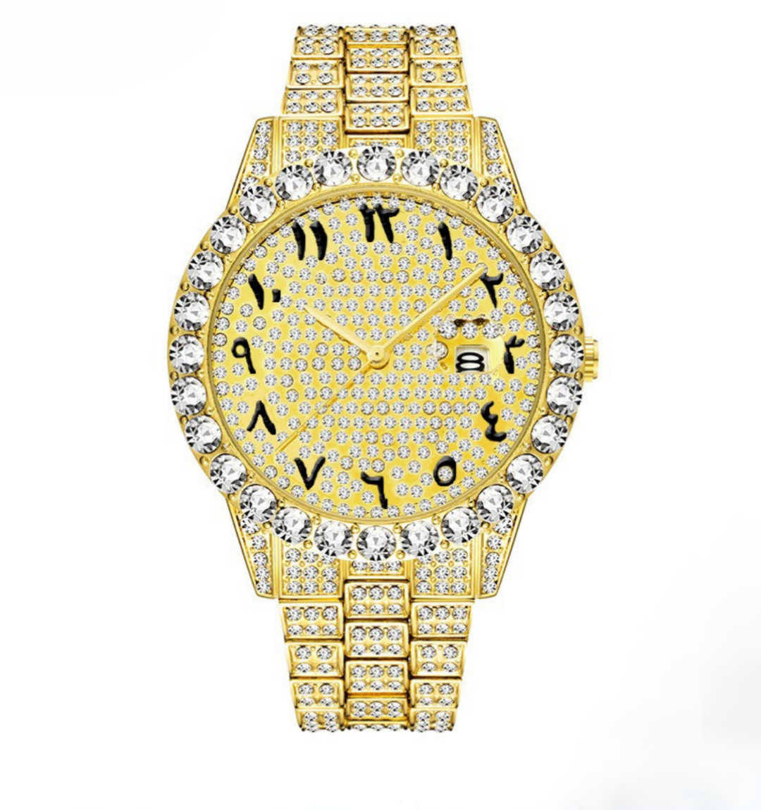 Jade Iced Out Watch