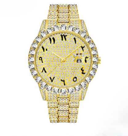 Jade Iced Out Watch