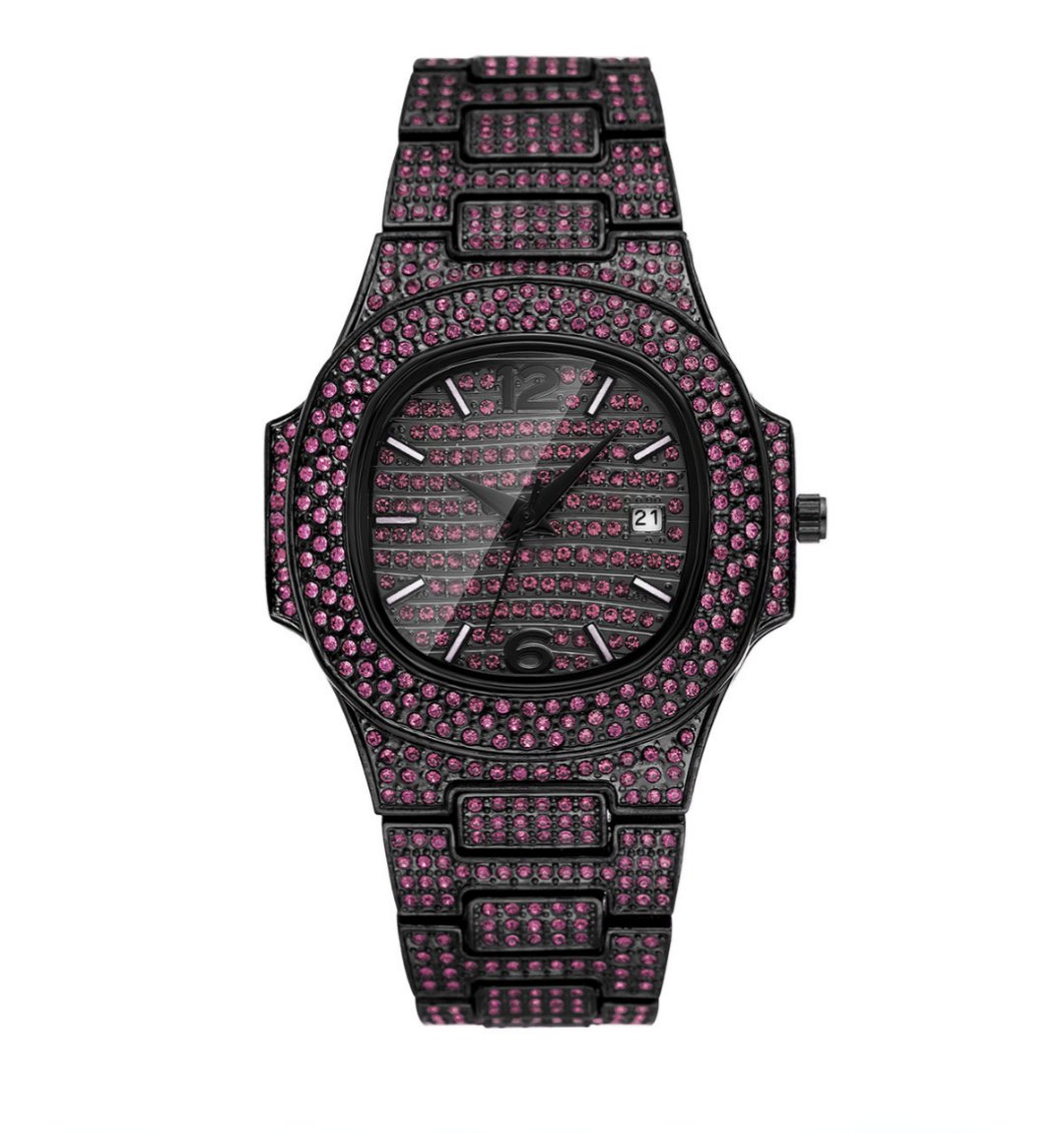 Petal Iced Out Watch
